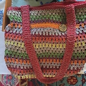 The SAK Colorful Crochet Women Bag
